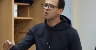 Footage of Chelsea's potential new boss Liam Rosenior delivering a team talk has resurfaced