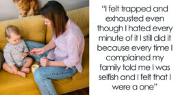 Child-Loathing Lady Flees Her Home After Her Family Tries To Force Her To Be A Free Nanny