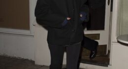 Claudia Winkleman enjoyed a date night with her husband, Kris Thykier, at swanky French Mediterranean restaurant Maset in Marylebone, London, on Friday