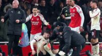 Conor Bradley left the Emirates on crutches and in a knee brace as Arne Slot admitted he fears the worst for his injury