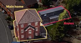 An entrepreneur and her husband who built a 'second-home' in their back garden have been ordered to remove it - despite already moving their parents in