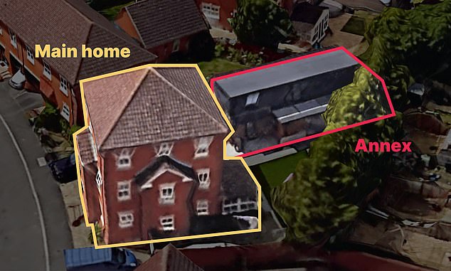 An entrepreneur and her husband who built a 'second-home' in their back garden have been ordered to remove it - despite already moving their parents in