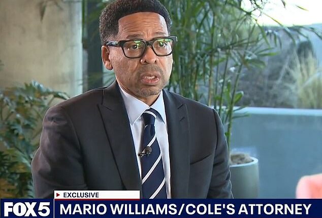 Mario Williams, a lawyersfor Brian J. Cole Jr. says a January 6 pardon should wipe out charges tied to alleged pipe bombs outside party headquarters