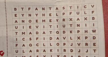 A children's puzzle has got everyone talking after many people spotted an ominous message hidden within the words
