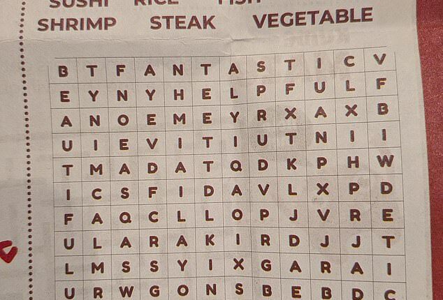 A children's puzzle has got everyone talking after many people spotted an ominous message hidden within the words