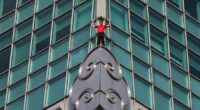 Daredevil Alex Honnold starts nerve-shredding climb of 101-story tower in Taiwan without ropes live on Netflix
