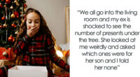 Daughter Gets 27 Presents For Christmas While Her Half-Brother Has Only 1, Dad Feels No Guilt