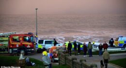 Emergency crews are at the scene in Withernsea