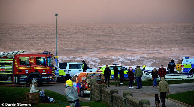 Emergency crews are at the scene in Withernsea