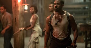 Michael B Jordan in Sinners