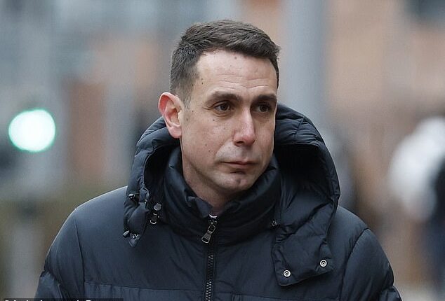 David Coote arrived at Nottingham Crown Court on Thursday morning for sentencing after pleading guilty to making 'category A' indecent image of a child