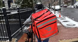 DoorDash Plan B Joke Social Media Reactions Winter Storm Ice Snow Americans Prepare Updates Weather