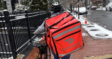 DoorDash Plan B Joke Social Media Reactions Winter Storm Ice Snow Americans Prepare Updates Weather