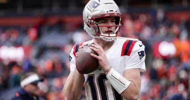 New England quarterback Drake Maye landed on the team's injury report on Wednesday