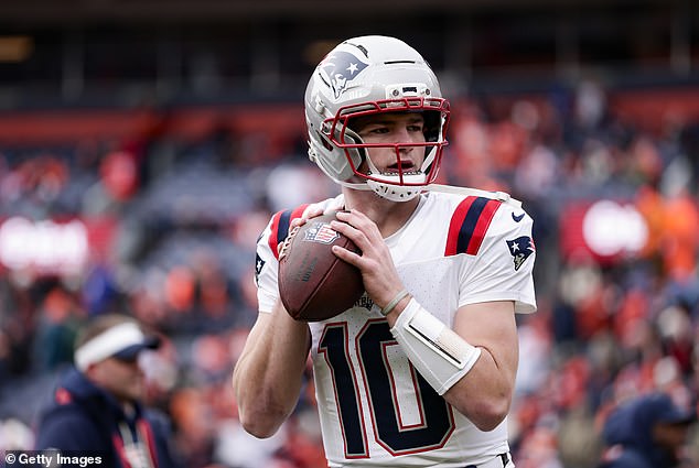 New England quarterback Drake Maye landed on the team's injury report on Wednesday