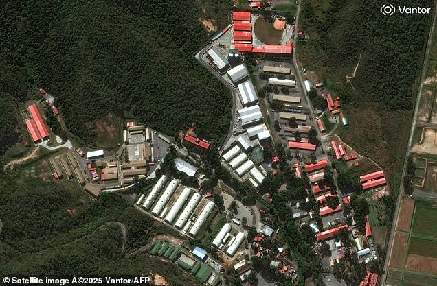 Dramatic images show devastation of US strikes on Venezuela to seize Maduro which officials say left 40 dead