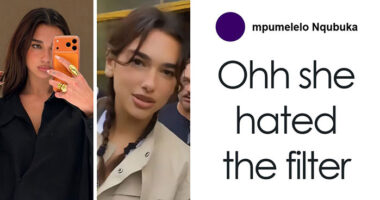 Dua Lipa Left Utterly Stunned After South African Fan Uses Filter On Selfie With Her