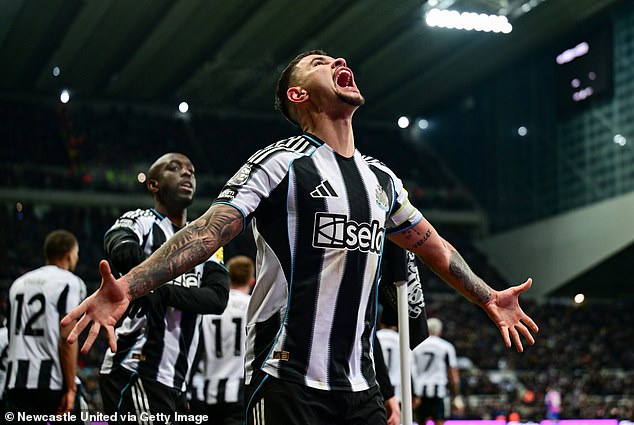 Eddie Howe's captain fantastic Bruno Guimaraes steals the show late on as Newcastle seal 2-0 win over Crystal Palace, writes CRAIG HOPE