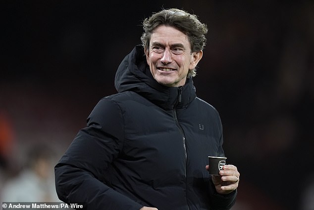 Thomas Frank was embarrassingly photographed carrying a coffee cup with Arsenal's badge ahead of Tottenham's Premier League clash with Bournemouth on Wednesday night
