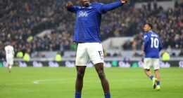 Thierno Barry equalised for the Toffees after 76 minutes to give them a 1-1 draw against Leeds