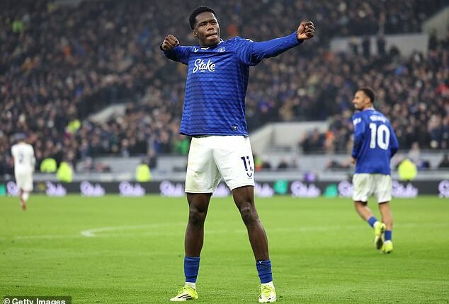 Thierno Barry equalised for the Toffees after 76 minutes to give them a 1-1 draw against Leeds