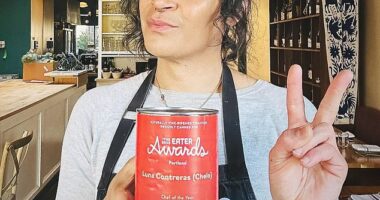 Transgender chef Luna Contreras, 45, was arrested and charged with domestic violence after she allegedly attacked her girlfriend