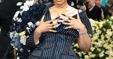 Nicki Minaj has managed to avoid the sale of her $20 million Hidden Hills mansion by satisfying a $500,000 judgment; pictured in May 2025