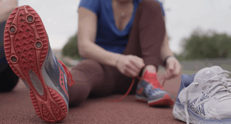 Women's sports in ADF video.