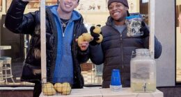 Tommy DeVito of the New England Patriots will be at the Super Bowl. Before the big game, however, the 27-year-old is having some fun.