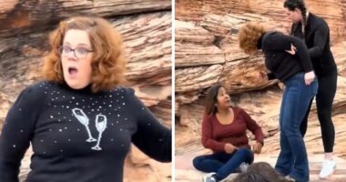 “First Karen Of 2026”: Woman Blocks Tourist’s Shot In Viral Red Rock Canyon Incident