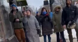 A group of men enjoying lunch at a Minneapolis deli were bullied by a surging mob who mistook them for Immigration and Customs Enforcement agents