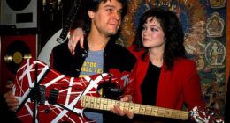 Bertinelli was first married to guitarist Eddie Van Halen (pictured in 1985)