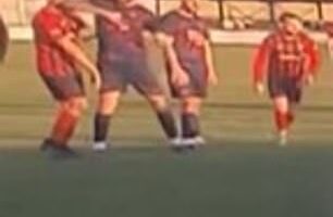 Trearddur Bay player Tom Taylor has been arrested after elbowing a player during a game