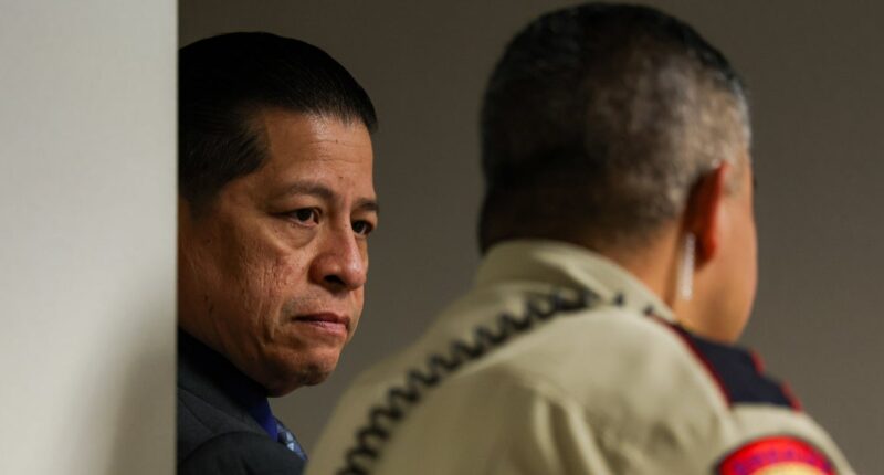 Former Uvalde School Police Officer Appears Emotional As Court Hears About Victims' Injuries