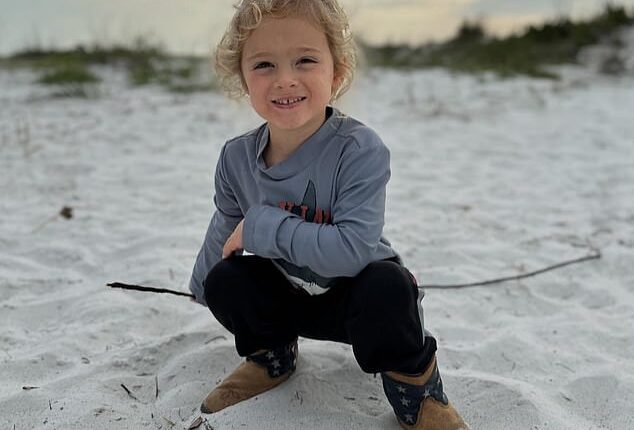 Johnathan Everett 'John John' Boley, 4, who went missing with his black Labrador retriever on New Year's Eve, was found dead just two miles from his father's Alabama home on Friday