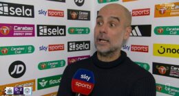 Furious Pep Guardiola launches astonishing VAR rant - and drags up Dean Henderson's FA Cup final lifeline AND two previous calls at Newcastle - after six-minute delay marred Man City's Carabao Cup semi-final victory