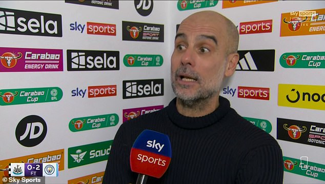 Furious Pep Guardiola launches astonishing VAR rant - and drags up Dean Henderson's FA Cup final lifeline AND two previous calls at Newcastle - after six-minute delay marred Man City's Carabao Cup semi-final victory