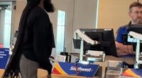 An irate passenger was caught on camera threatening a Southwest employee at Kansas City International Airport on Monday