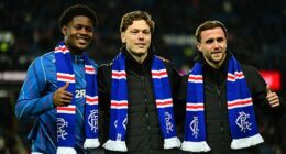 Chukwuani, Skov Olsen and Rommens were unveiled in Friday's win over Annan at Ibrox