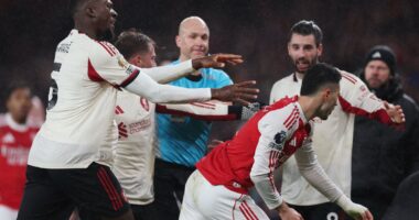 Gabriel Martinelli’s shameful moment leaves sour taste in Arsenal and Liverpool’s drab draw