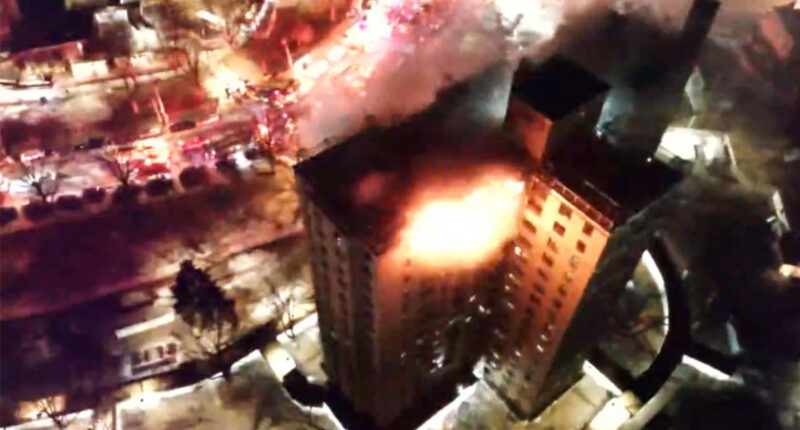 New York City apartment building Gas explosion fire on top floor people dead injured updates