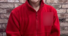 Ariana Church, nine, pictured with the meteorite she discovered on the beach in Wales