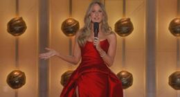 Golden Globes live: Nikki Glaser turns on show's network CBS in shock monologue as Timothee Chalamet and Amy Poehler lead winners