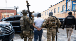 federal agents making an arrest