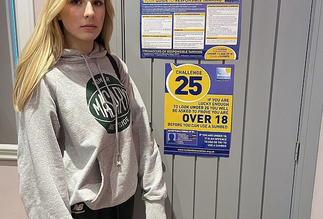 In May 2023, the Mail on Sunday sent Isabella Hicks, then 16, undercover to tanning salons, reporting how she was pressured into using sunbeds every day despite guidelines advising a maximum of three sessions a week and laws banning under-18s