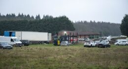 A group of suspected travellers have 'destroyed' fields next to an A-list Berkshire wedding venue, residents have claimed