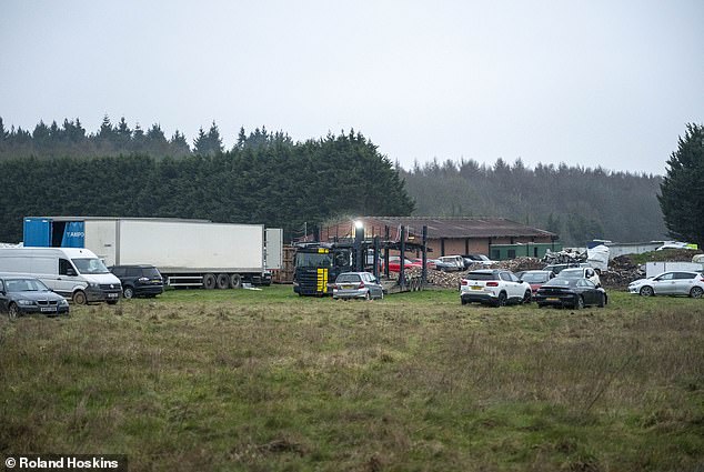 A group of suspected travellers have 'destroyed' fields next to an A-list Berkshire wedding venue, residents have claimed