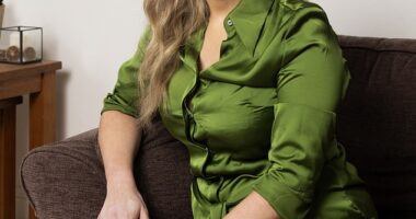 Rebecca Tidy (pictured) welcomed her daughter Mabel in November 2017 - but the birth wasn't without its complications