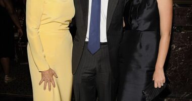 Belle Burden (right) says ex-husband Henry Davis (center) vowed to continue her affair after her stepmother Susan Burden (left) pleaded with him to behave honorably after his cheating was exposed (pictured in 2008)
