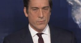 ABC's David Muir suffered a rocky start to his World News Tonight broadcast on Tuesday due to a technical issue
